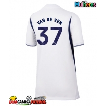 Camisa de Futebol Tottenham Hotspur Micky van de Ven #37 Equipamento Principal Mulheres 2026-27 Manga Curta